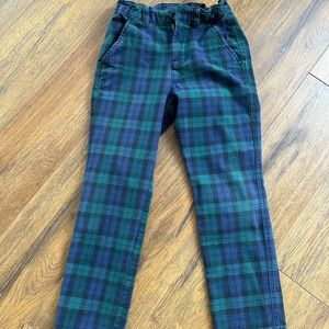 Crown and Ivy brand boys plaid pants size 8